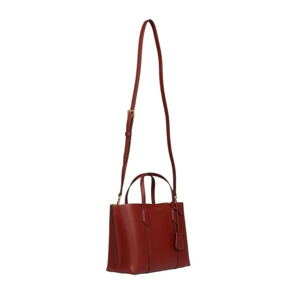 Tory Burch Small Perry Triple Compartment Tote - Brick
